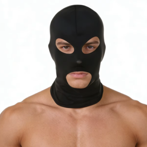 Máscara Facial Lycra Respirável abertura Olhos e Boca