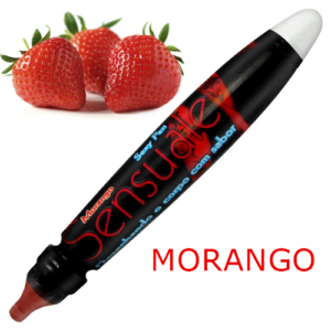 Caneta Comestível Sexy Pen 20g MORANGO - Miess