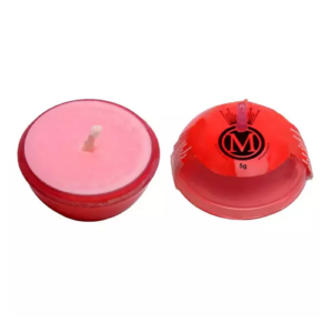 Vela para Massagem Beijável 5g MORANGO - Menu Prazeres