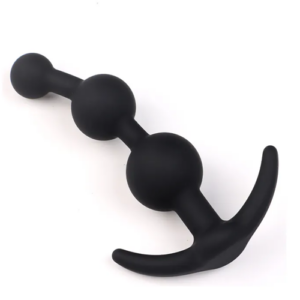 Plug Anal Flexível 3 Esferas 13x3 cm