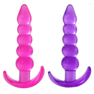Plug Anal Flexível 4 Esferas 13x3 cm