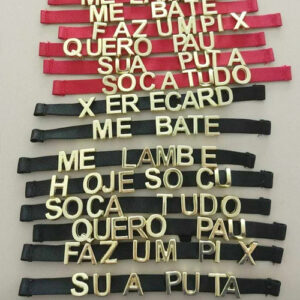 Pingente FRASES para Lingerie Personalizada
