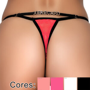 Calcinha String de Renda Personalizável