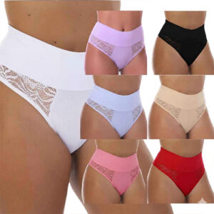 Calcinhas Tanga Cintura Dupla e Renda